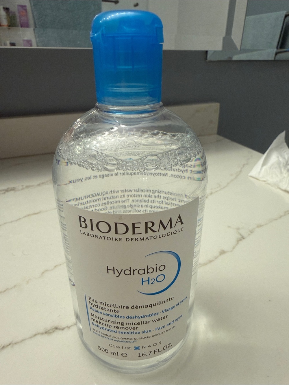 Bioderma Hydrabio H2O Moisturising Micellar Water - Blue - Picture 4 of 4